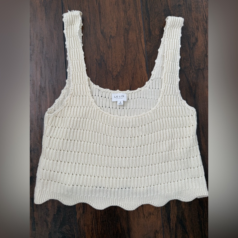 Knit crop top